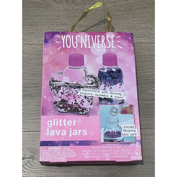 You*niverse Glitter Lava Jars Fun Science Kit BRAND NEW - Picture 6 of 10